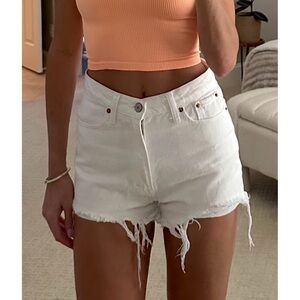 Abercrombie & Fitch white shorts